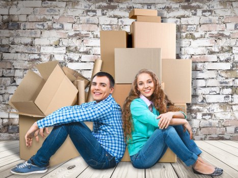 Professional van service assisting with a Newcross relocation