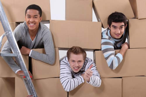 Waste handling and disposal compliance information for moving service