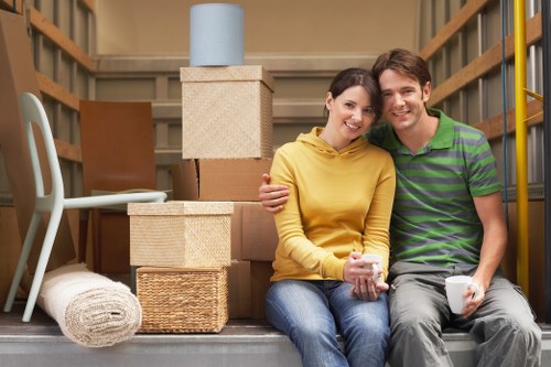 Local business relocation with careful loading and transport