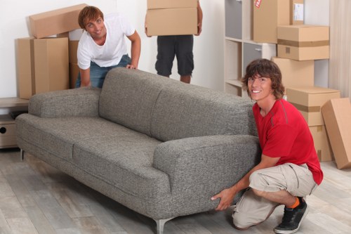 Local removals team navigating access and parking challenges during a New Cross office move
