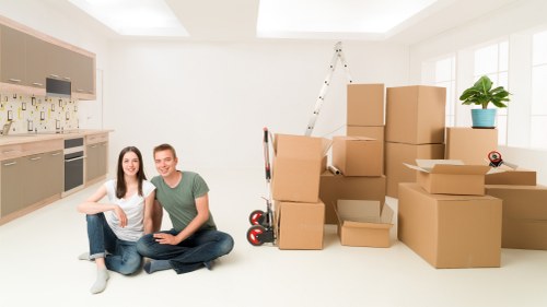 Local house removals team planning access and parking for a New Cross property
